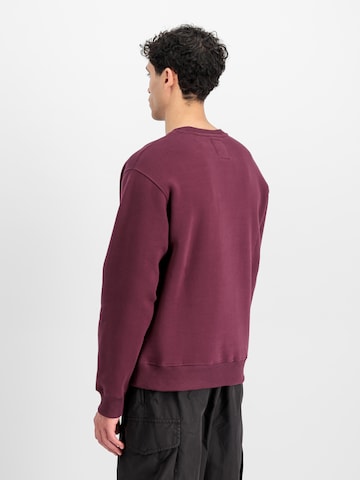 Bluză de molton de la ALPHA INDUSTRIES pe roșu