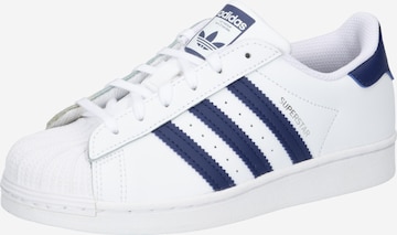 Baskets 'Superstar' ADIDAS ORIGINALS en blanc : devant