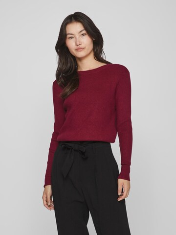 Pull-over 'Comfy' VILA en rouge : devant