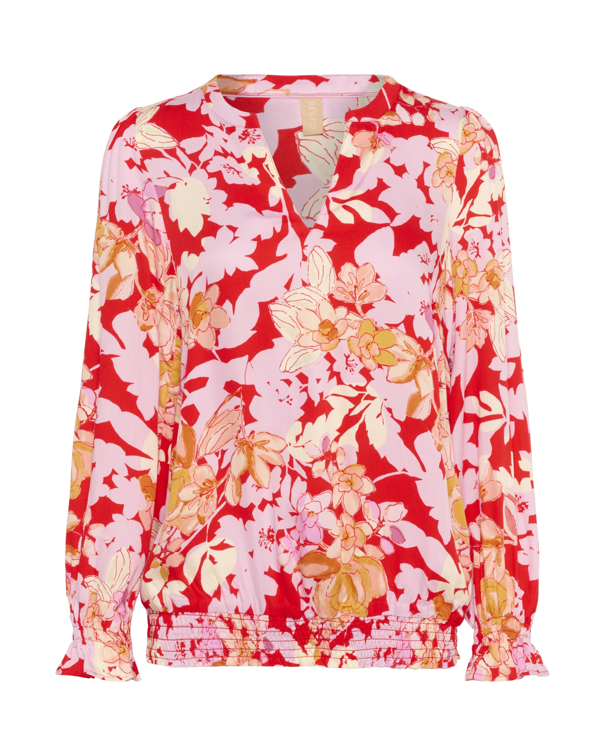 CULTURE Blouse 'Pia' in Red: front