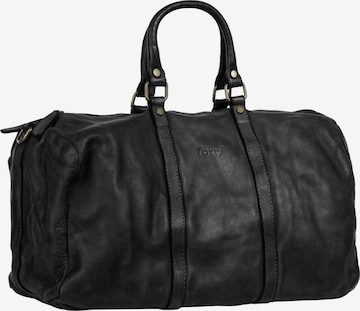 forty° Travel Bag in Black: front