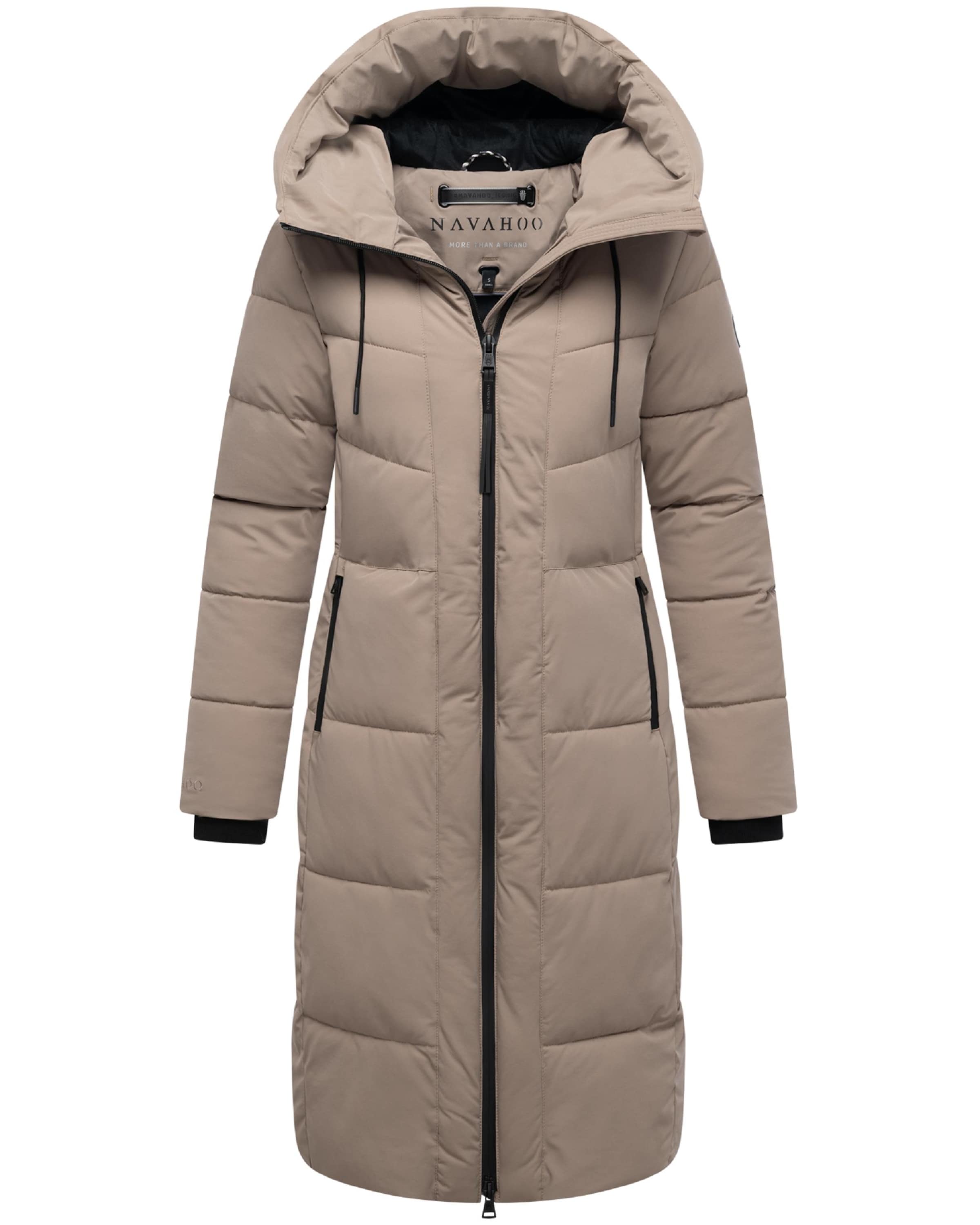 NAVAHOO Winter coat 'Schokokuss XIV' in Brown