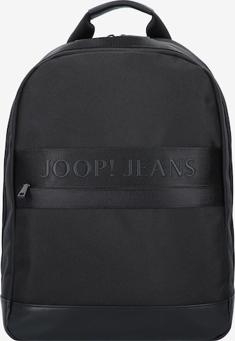 JOOP! Jeans Backpack in Black: front