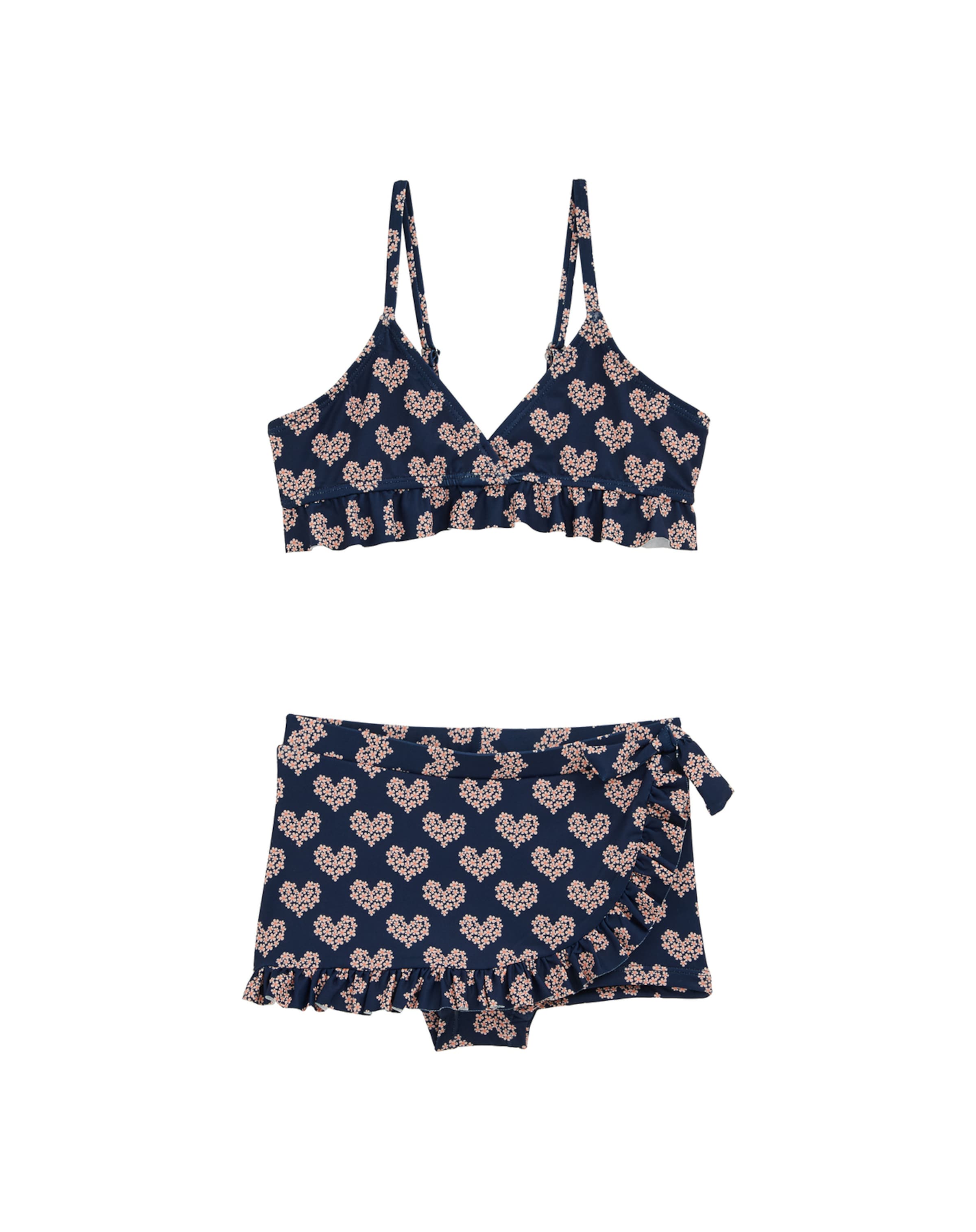 WE Fashion Kolmio Bikini värissä sininen: etupuoli