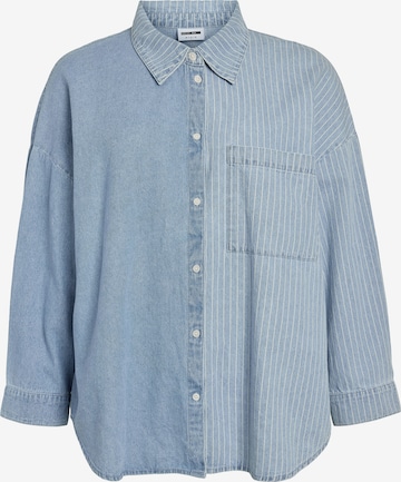 Noisy May CurveBluza 'NMKATRI' - plava boja: prednji dio