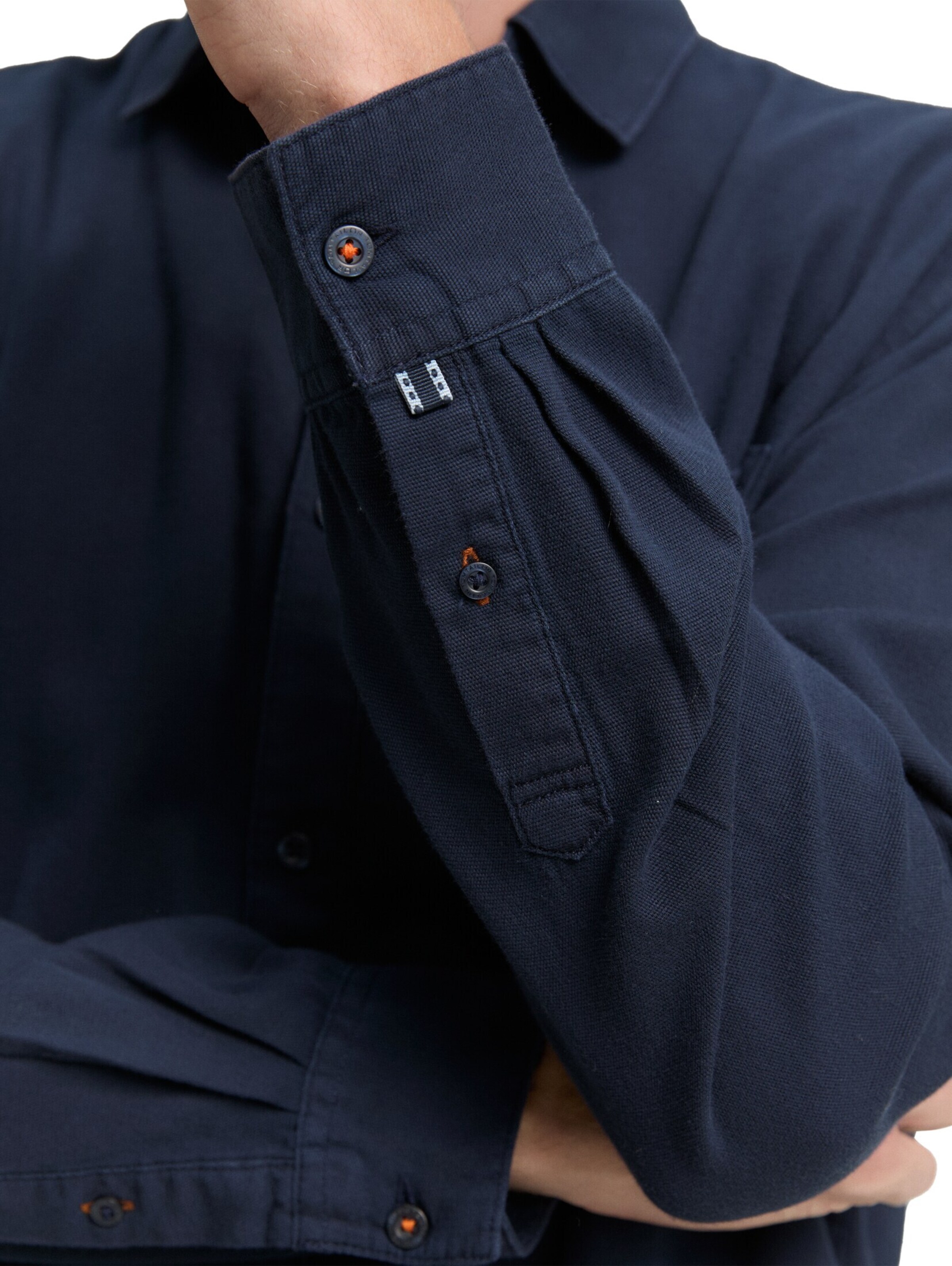 TOM TAILOR Regular Fit Hemd in Blau