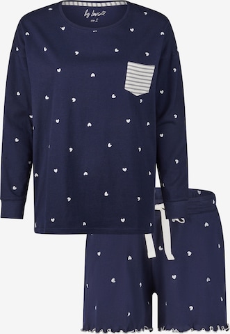 By Louise Pajama in Blue: front