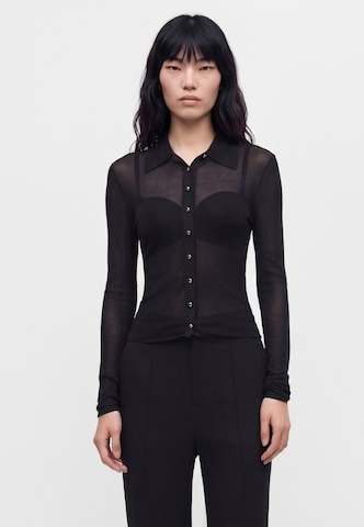 HUGO Cardigan 'Selodino' i sort: forside