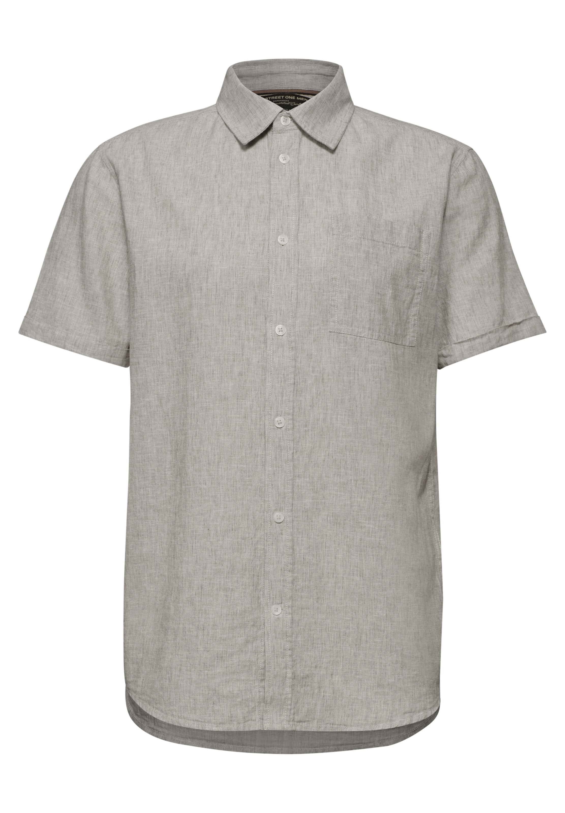 Street One MEN Hemd in Braun: Vorderseite