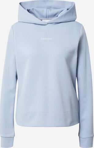 Sweat-shirt Calvin Klein en bleu : devant