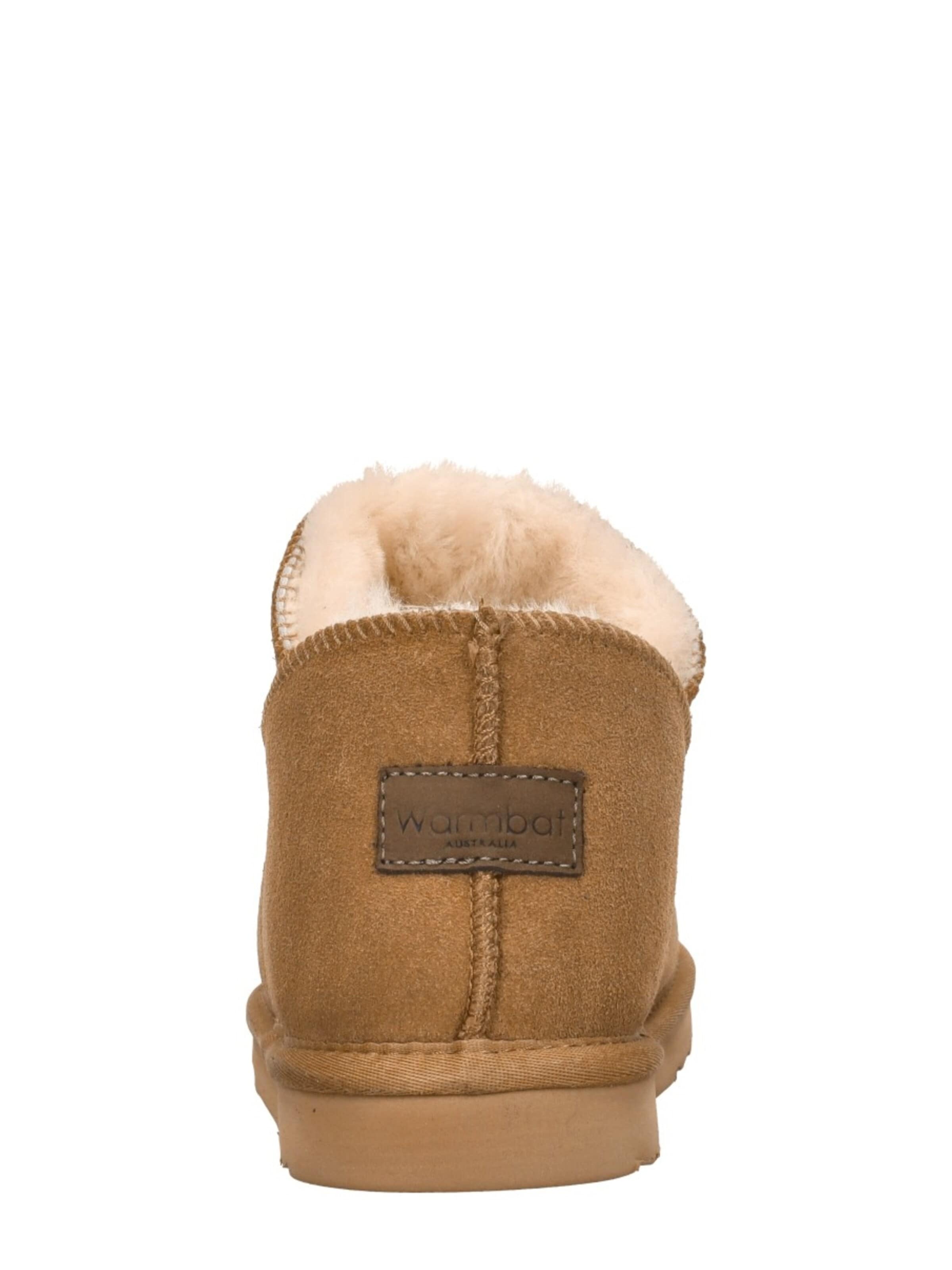 Warmbat Huisschoenen 'Willow' in Bruin
