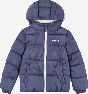 Levi's Kids Winterjas in Blauw: voorkant