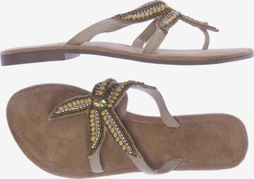 LAZAMANI Sandals & High-Heeled Sandals in 42 in Brown: front