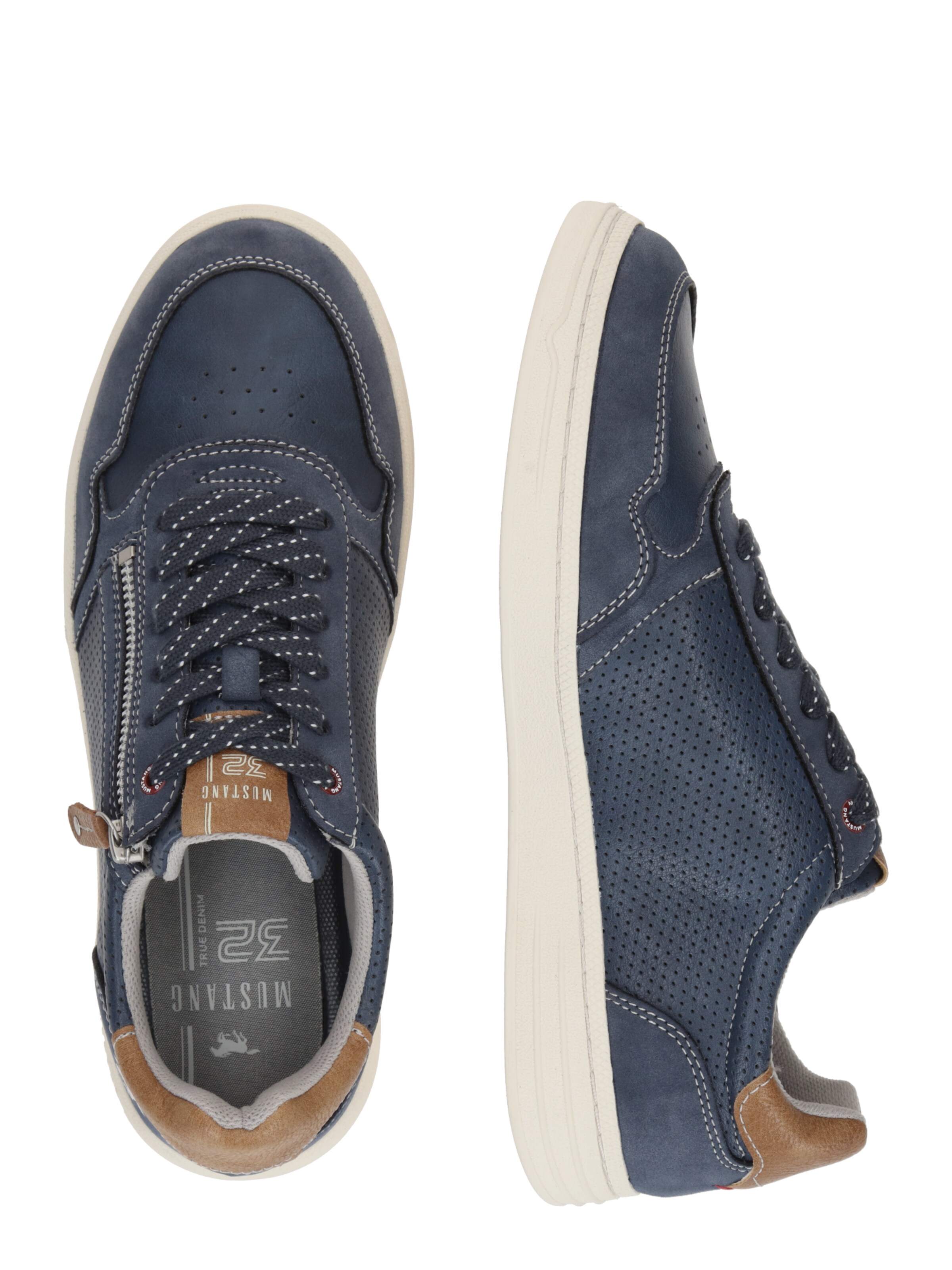 Baskets basses MUSTANG en bleu