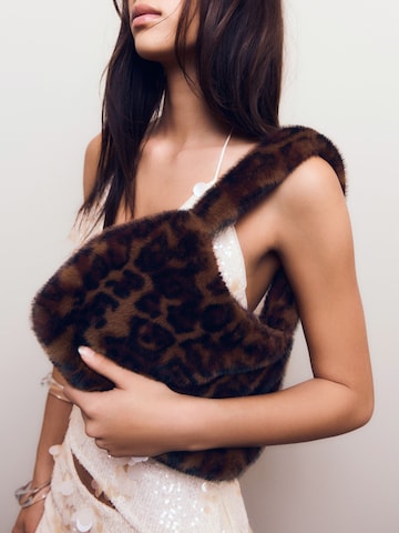 Borsa a spalla di Bershka in nero