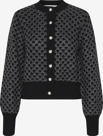 KAREN BY SIMONSEN Knit Cardigan 'Cattie' in Black: front