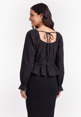 Chemisier usha BLACK LABEL en noir