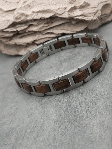 Holzwerk - Pulsera 'SANDASEE' en plata