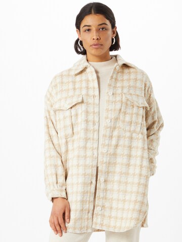 Y.A.S Between-Season Jacket 'Tristen' in Beige: front