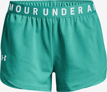 UNDER ARMOUR Regular Sportbroek 'Play Up' in Groen: voorkant