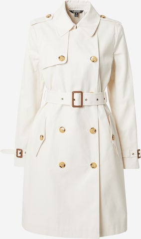 Palton de primăvară-toamnă de la Lauren Ralph Lauren pe bej: față