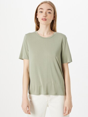 T-shirt 'ANNIE' OBJECT en vert : devant