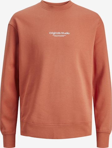 Sweat Jack & Jones Junior en orange : devant