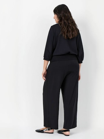Wasabi Concept Wide Leg Hose 'Marla ' in Schwarz