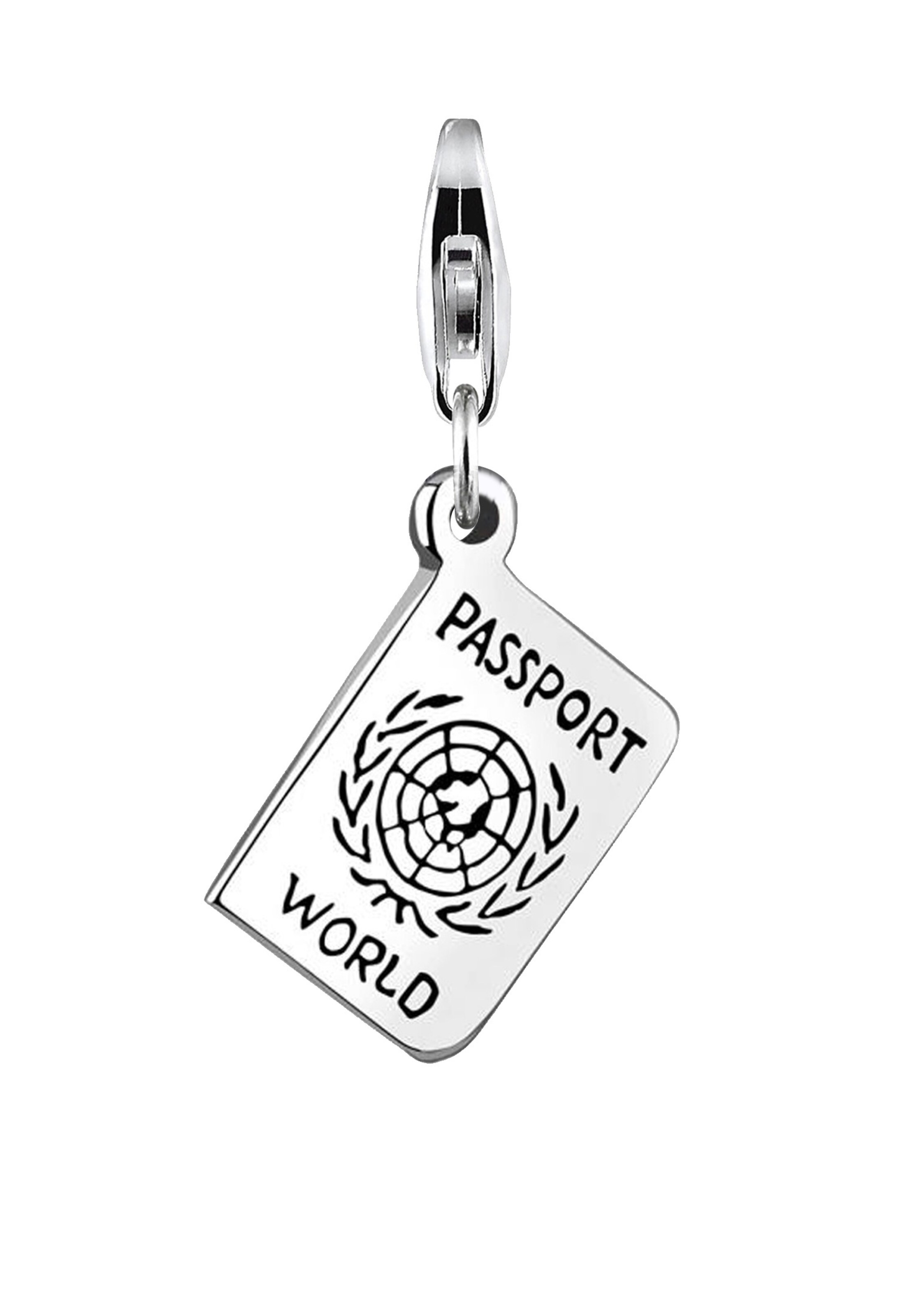 Nenalina Pendant 'Wanderlust' in Silver: front