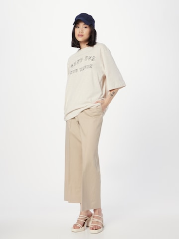 T-shirt oversize GANT en beige