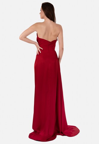 Robe de soirée Prestije en rouge