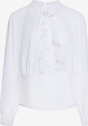 usha BLACK LABEL - Blusa en blanco: frente