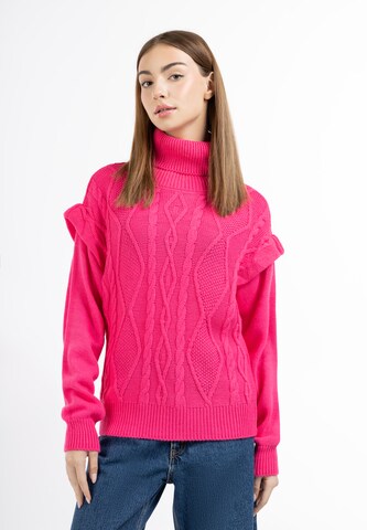 Pull-over 'Blonda' MYMO en rose : devant