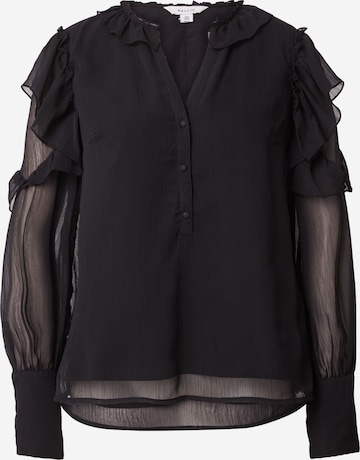 Wallis Bluse in Schwarz: predná strana