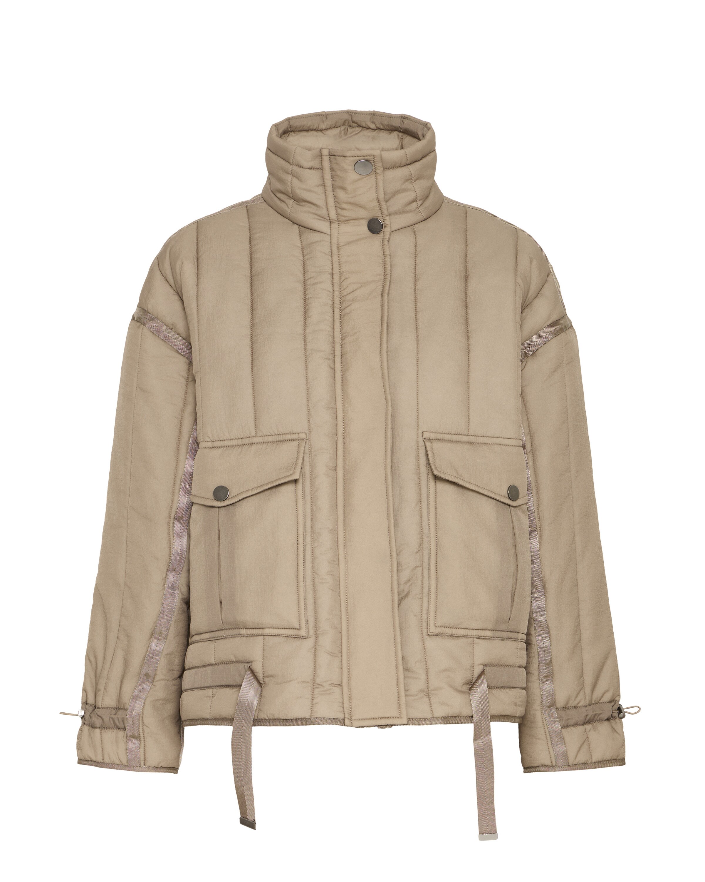 Fransa Between-Season Jacket in Beige: front