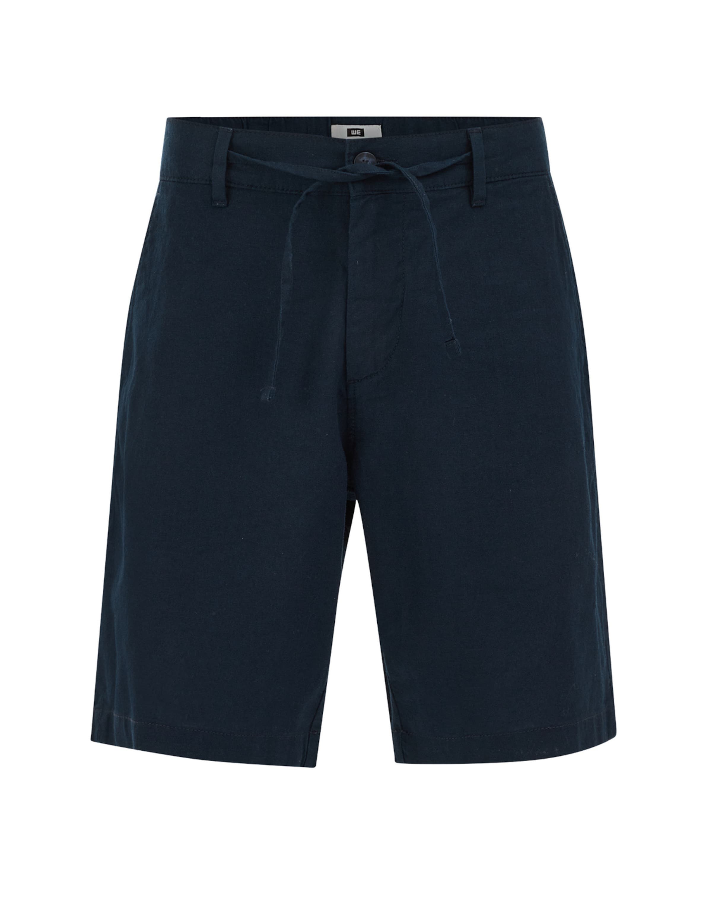 WE Fashion Loosefit Chinobyxa i blå: framsida