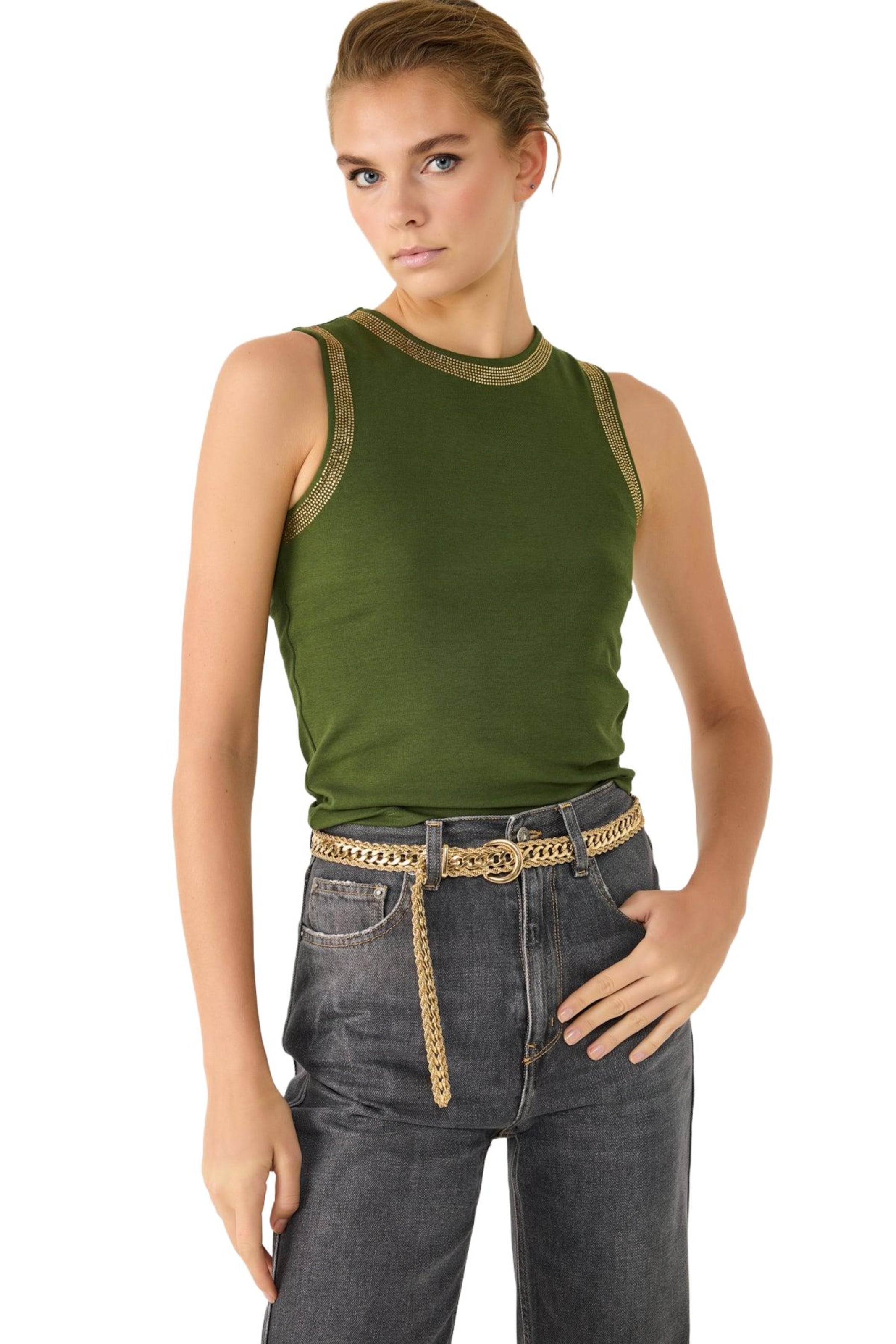 Haut No Matter What en vert : devant