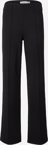b.young Regular Trousers with creases 'Parrin' in Black: front