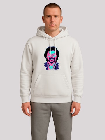 Sweat-shirt 'TV Times Jeremy Beadle 1982 Pop Art' F4NT4STIC en blanc