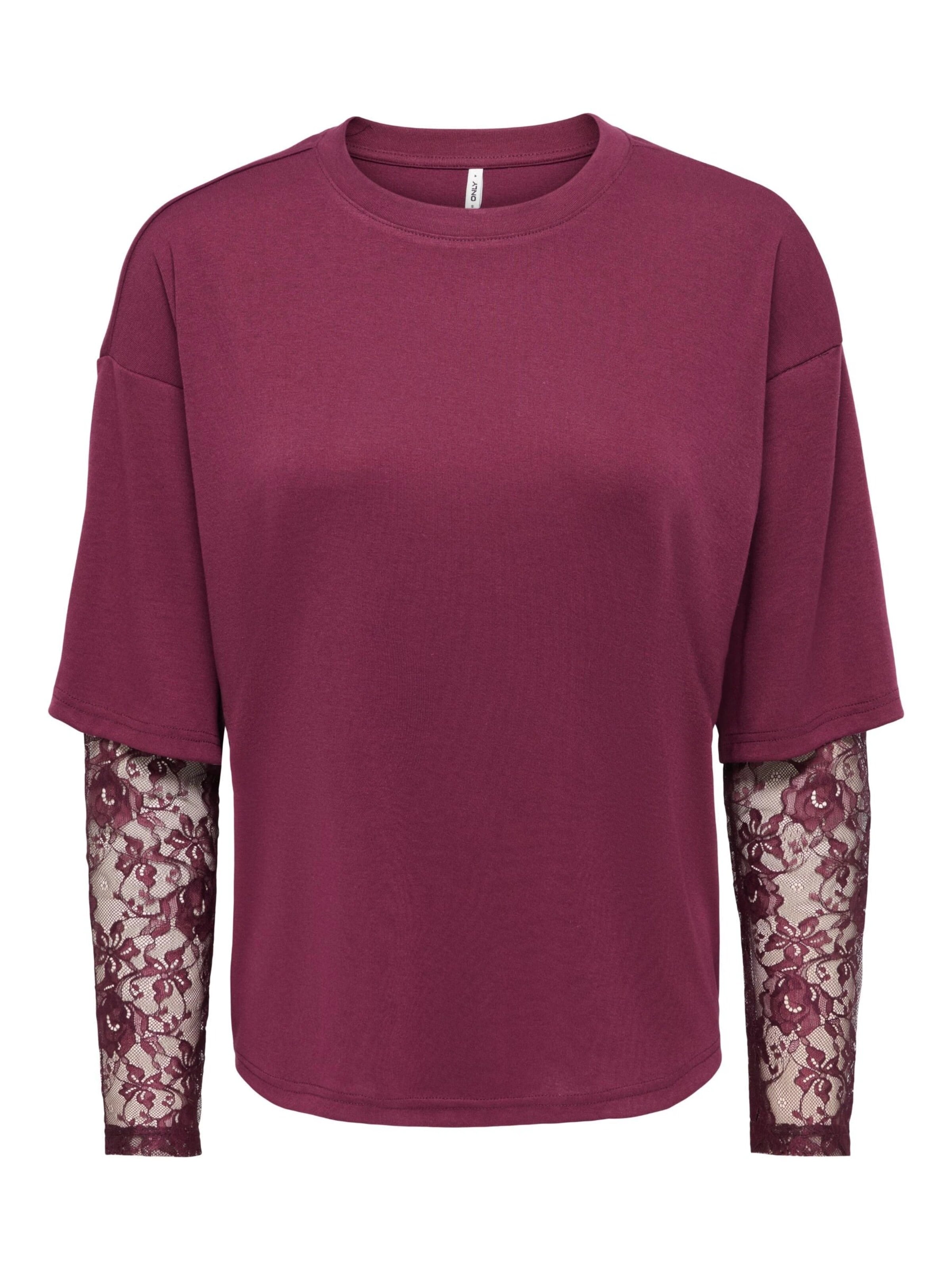 ONLY Shirts '15381333' i L i bordeaux, Produktvisning