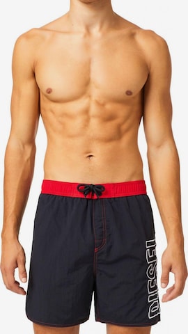 Pantaloncini da bagno di DIESEL in nero: frontale
