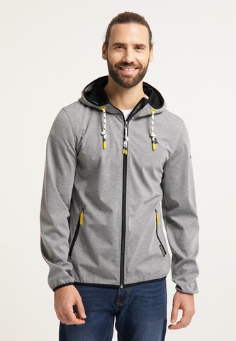 Schmuddelwedda Jacke in Grau: Vorderseite
