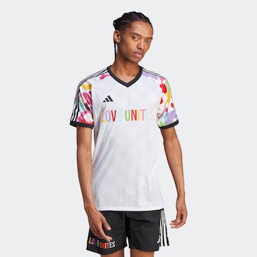 ADIDAS PERFORMANCE Jersey 'Pride Tiro' in White: front