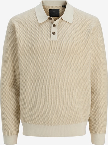 smėlio Jack & Jones Premium Megztinis 'JPRBLALANCE': priekis