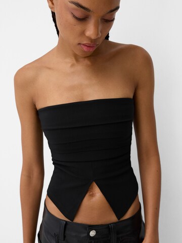 Bershka Top in Schwarz