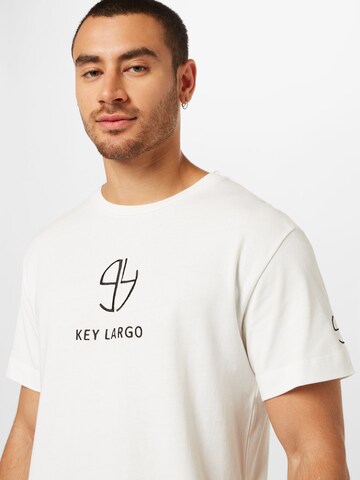 Key Largo Tričko – bílá