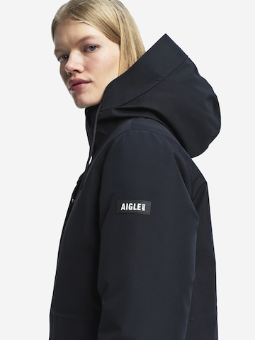 AIGLE Övergångsparkas 'GORE-TEX® & PRIMALOFT®' i svart