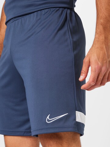NIKEregular Sportske hlače 'Academy' - plava boja
