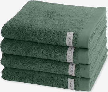 ROSS Handdoek 'Sinfonie' in Groen: voorkant