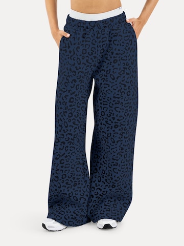 Loosefit Pantalon Smilodox en bleu